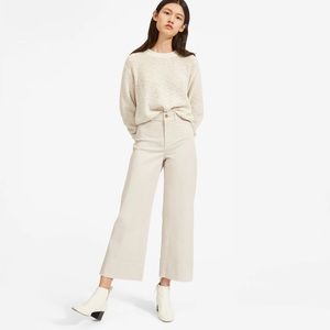 Everlane wide leg cropped chino